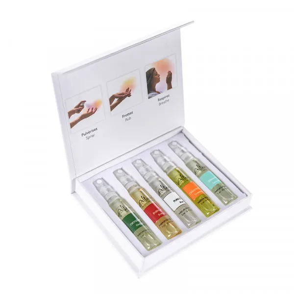 Coffret 5 Parfums de soin 5 ml – Les essentielles – Altearah