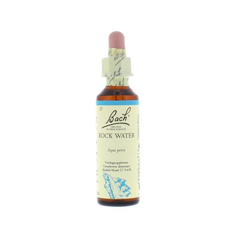 La fleur de Bach n° 27 _ Rock Water – eau de roche